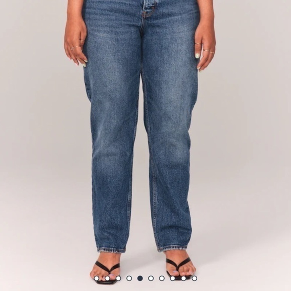 A&F Vintage Stretch Denim High Rise Dad Jeans “27 Long” - Picture 5 of 10